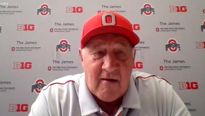 Greg Mattison is excited to coach from upstairs this year.